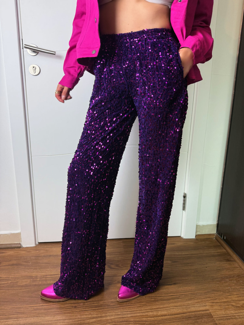 copy of Pantalon à sequins...