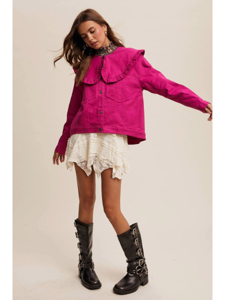 Veste en denim FRAMBOISE