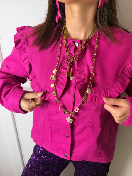 Veste en denim FRAMBOISE