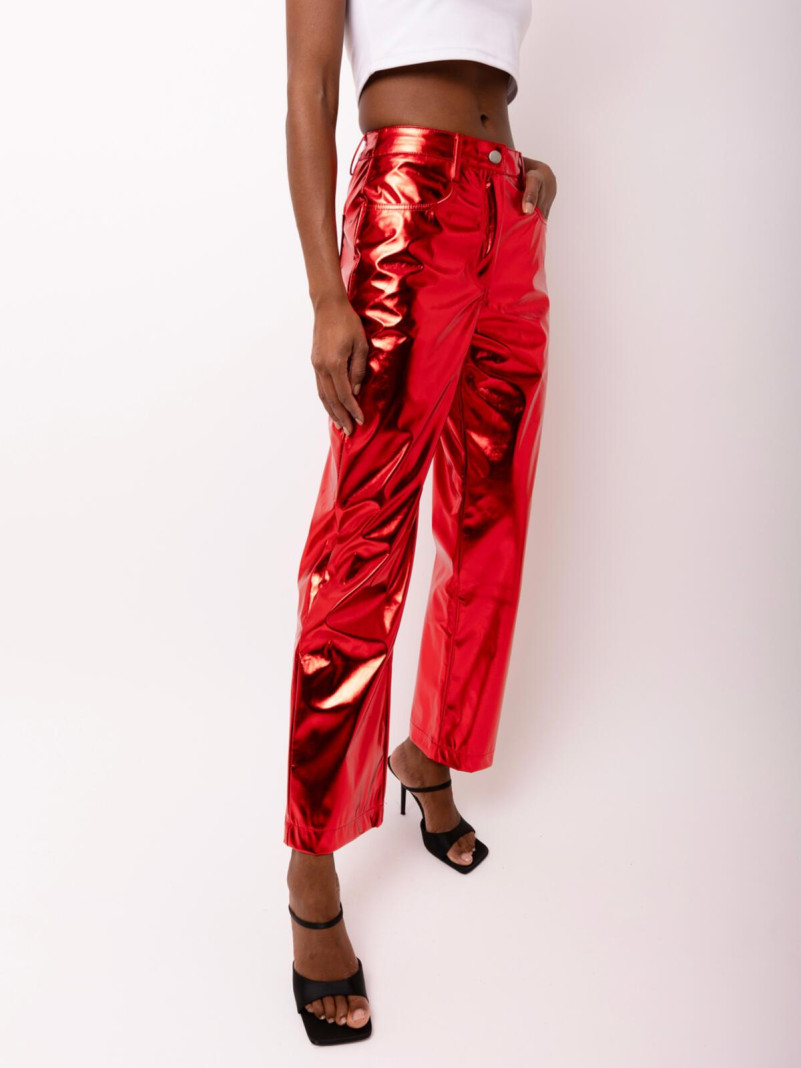 Pantalon droit en...