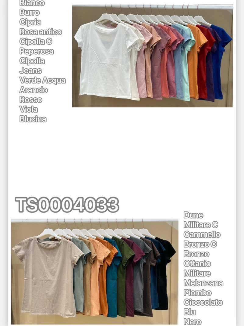 T-shirt basic ONLYWHITE