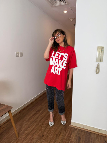 T-shirt graphique Let's Make Art