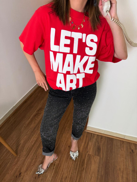 T-shirt graphique Let's Make Art