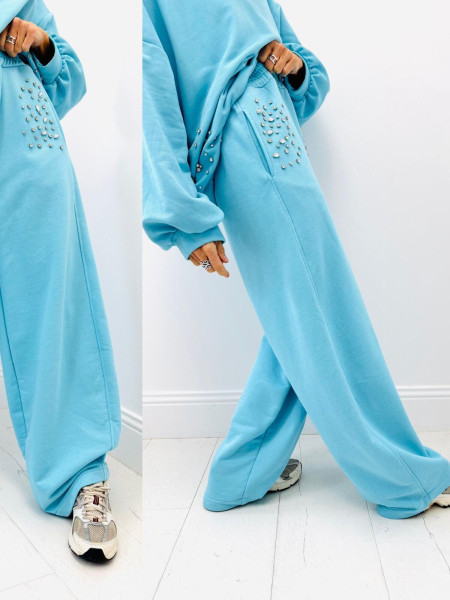 Sweatpants bleu ou rose