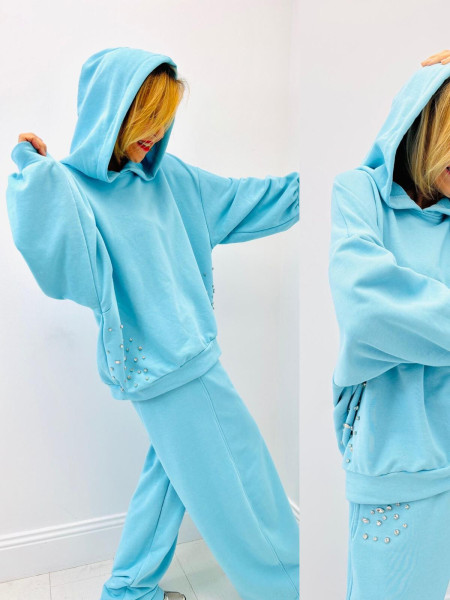 Sweat capuche diamant