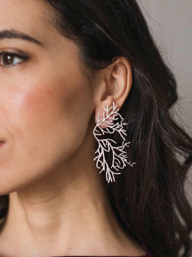 Palmata plata argent