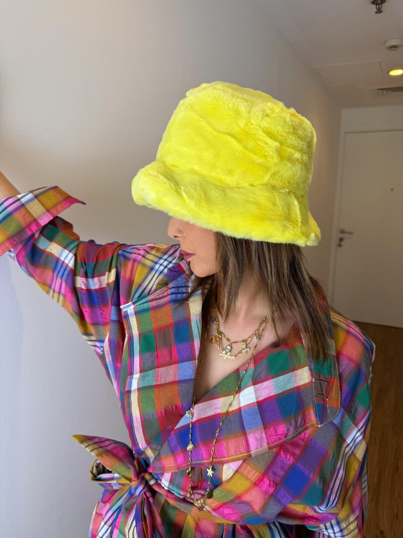 Chapeau seau en fausse...