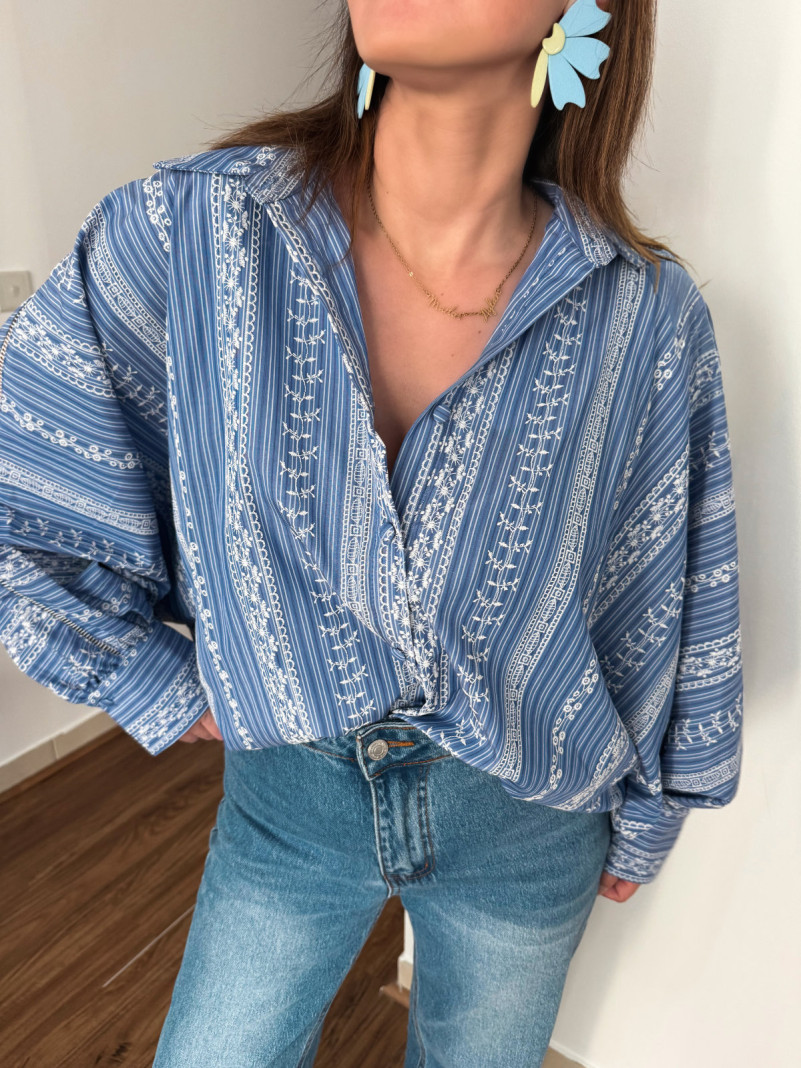 copy of Chemise bleu