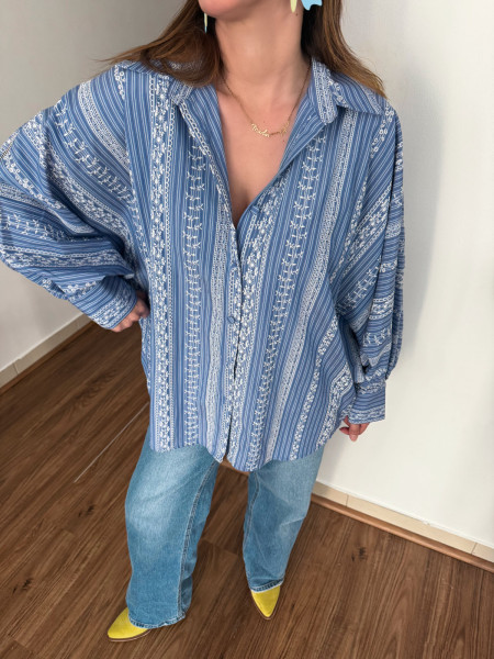 copy of Chemise bleu