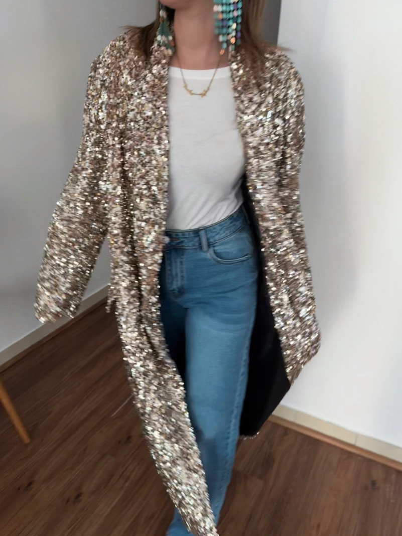 copy of Manteau sequins