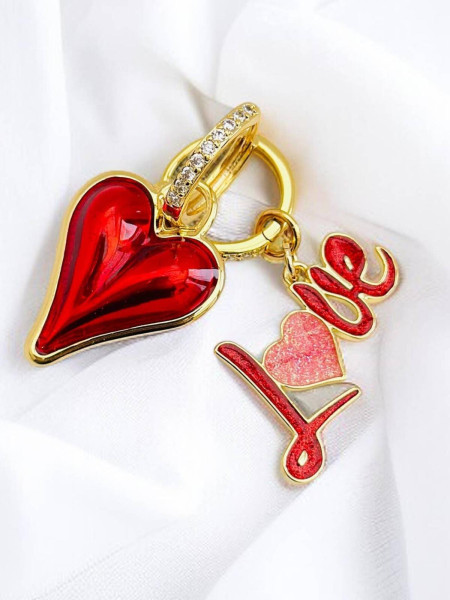 Créoles Lovia rouge