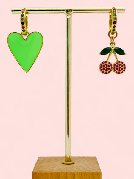 Créoles Sundra cerise