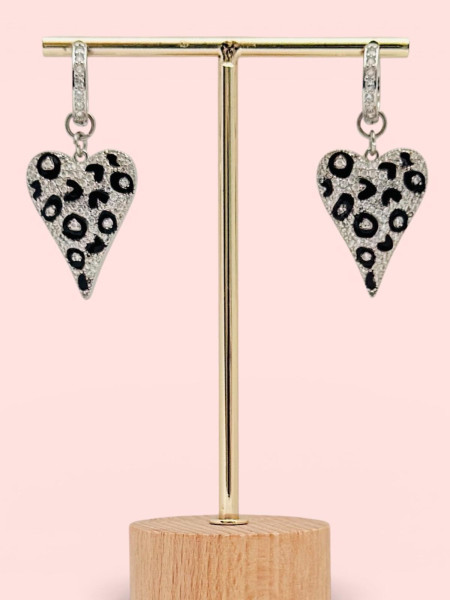 Créoles Lovs coeur argent