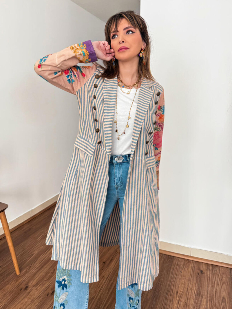 copy of Manteau Marin Long