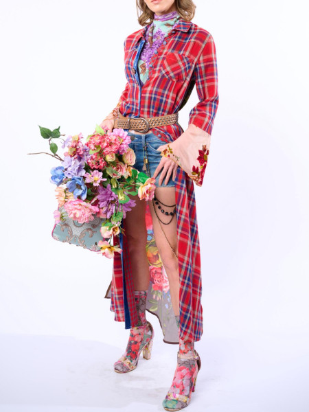 Robe-chemise longue Edward