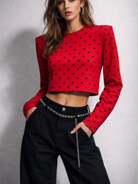 copy of Haut pois rouge ou blanc