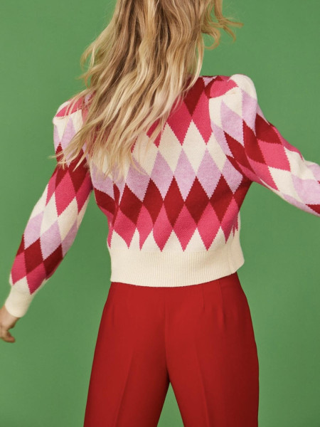 copy of Cardigan losanges