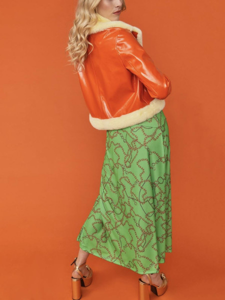 copy of Veste aviateur orange