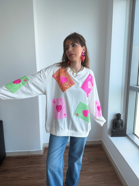 copy of Sweat cartes en sequin