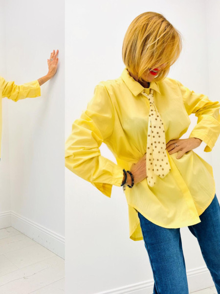 Chemise cravate POIS