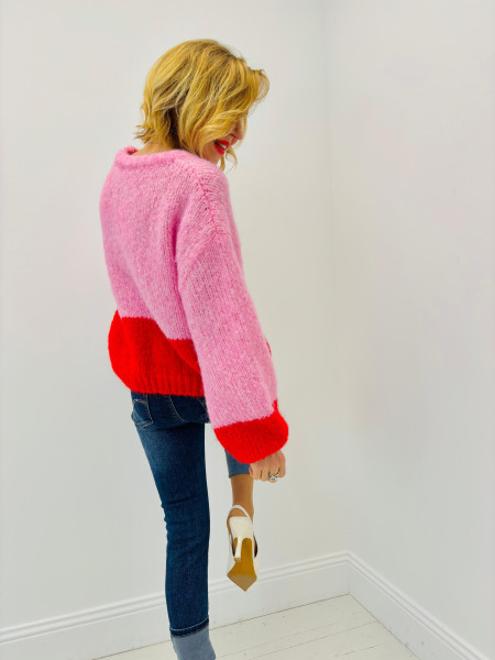 copy of Pull rose et rouge