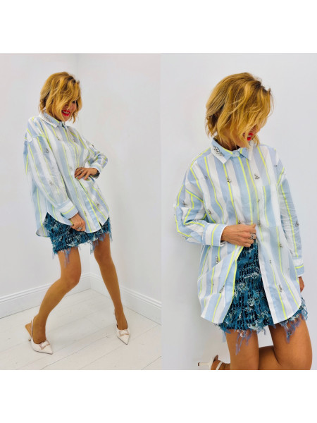 Chemise VOGUE bijoux & fluo