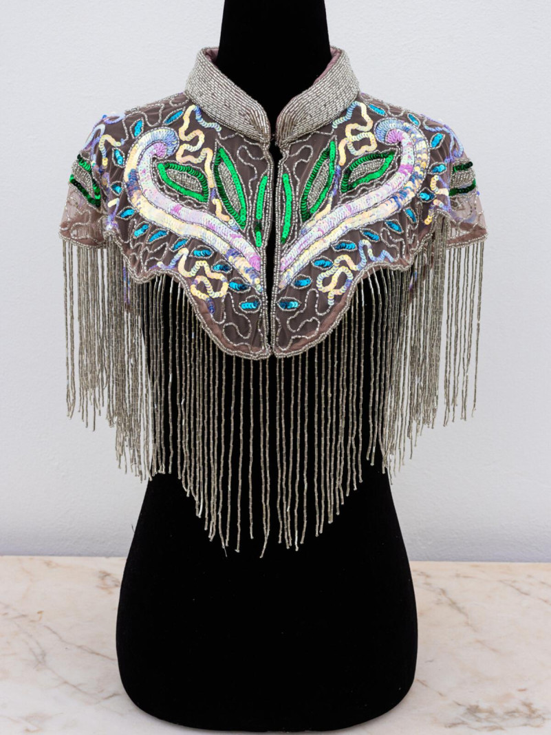 Cape Disco à Paillettes Rosado