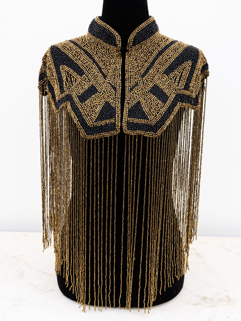 Cape en perles de verre...