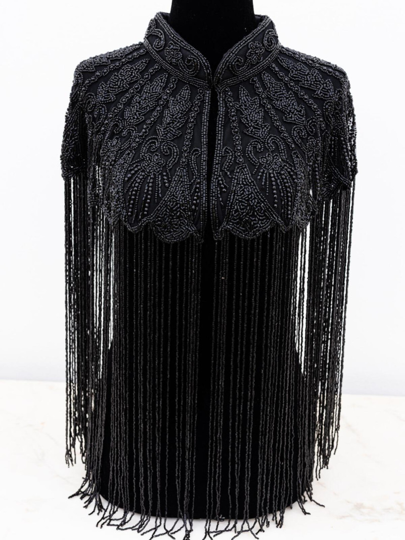 Cape en perles de verre...