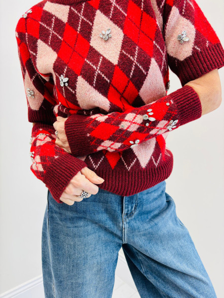 Jeweled Fingerless Gloves