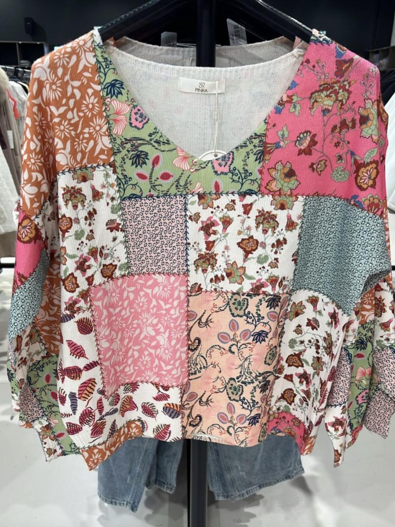 Floral Knit Sweater