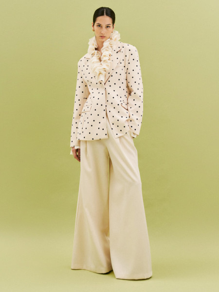 copy of Cream Polka Dot Blazer
