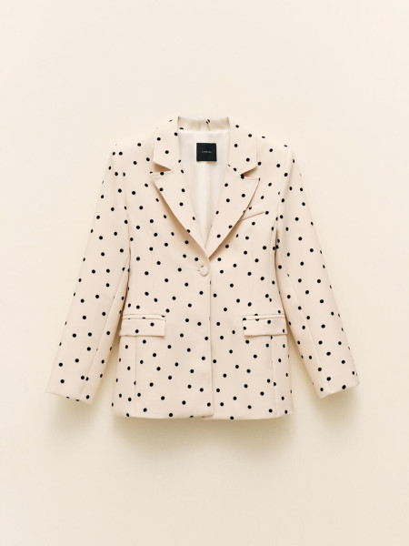 copy of Cream Polka Dot Blazer