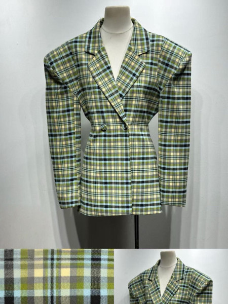 Blazer carreaux Sophia