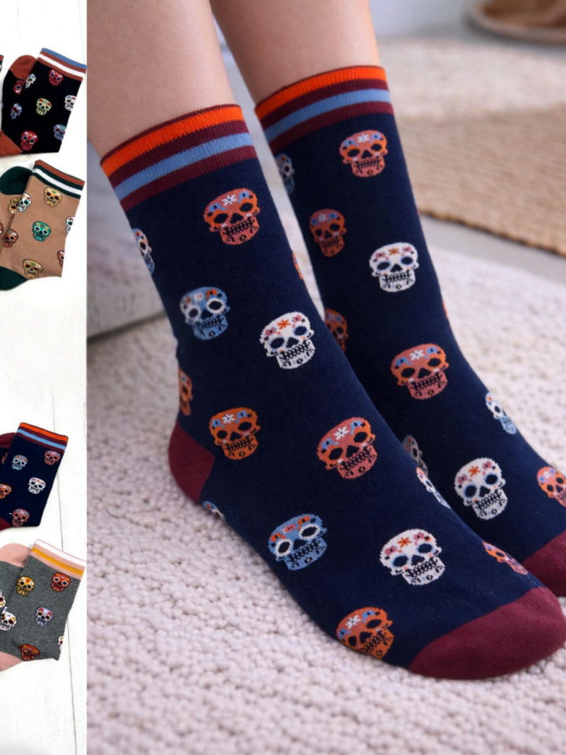 Chaussettes tête de mort