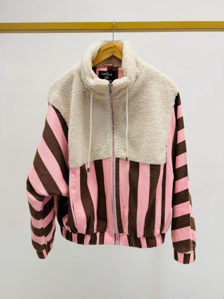 Striped Teddy Jacket