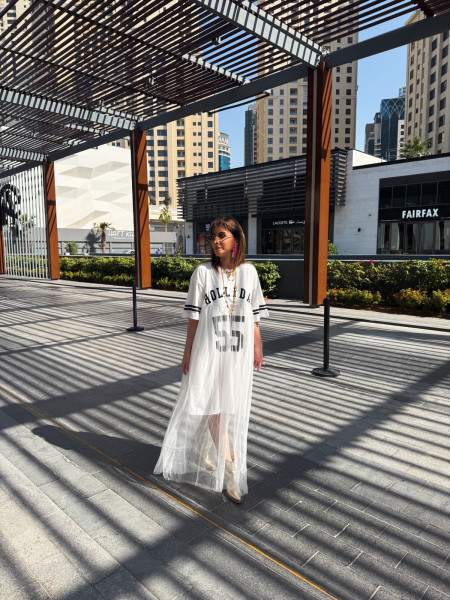 Robe tee-shirt 55 TULLE