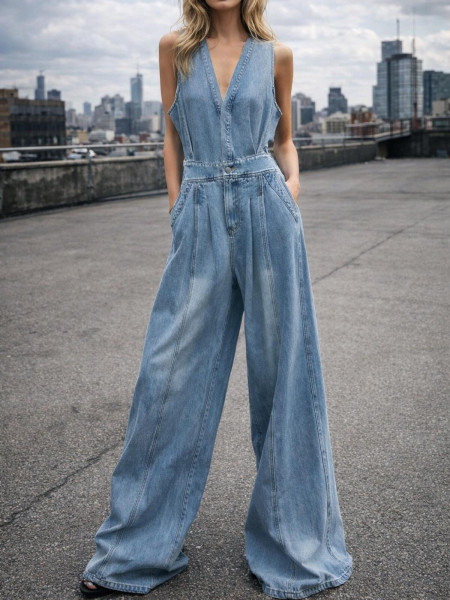 Combinaison en jeans