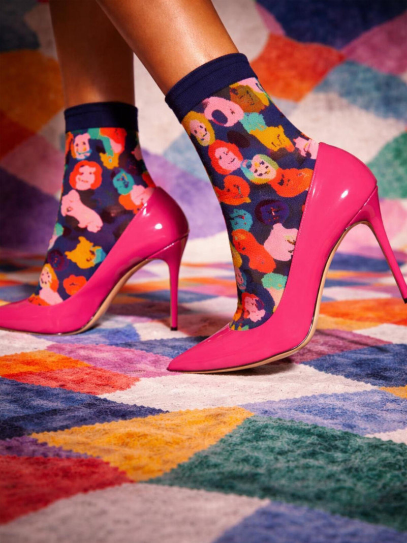 Chaussettes peinture