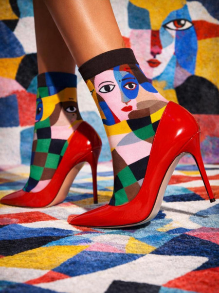 Chaussettes peinture