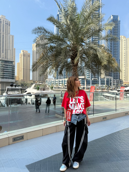 Sweatpants noir et jean
