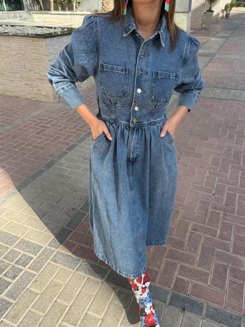 Robe en jean