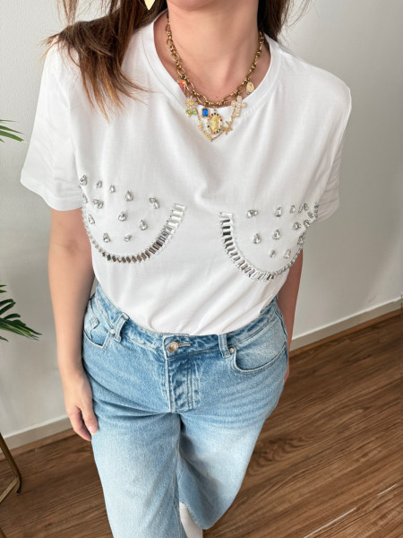 T-shirt boobs diam's