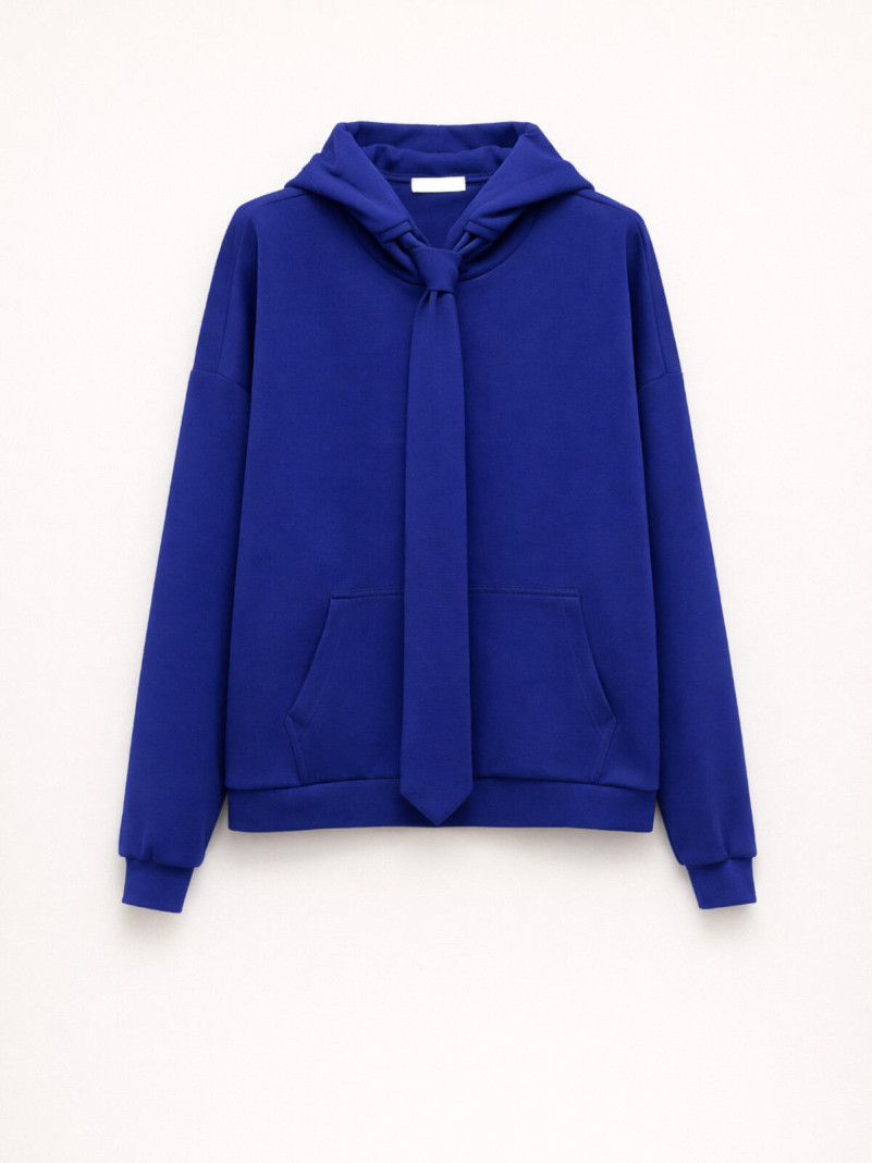 Royal Tie Sweatshirt
