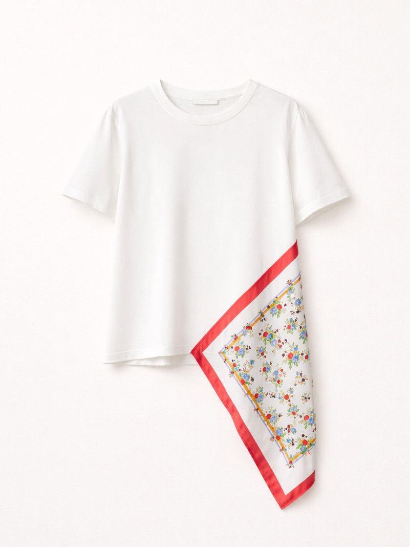 Scarf Detail T-shirt