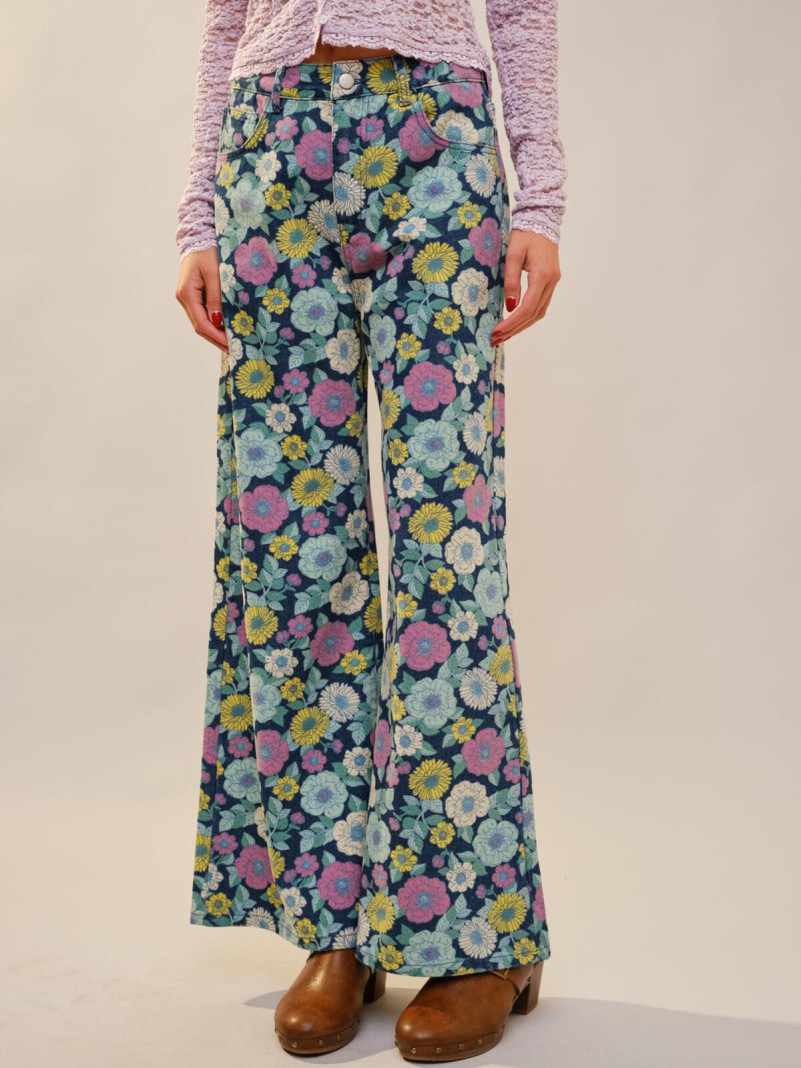 Flower Field Jeans