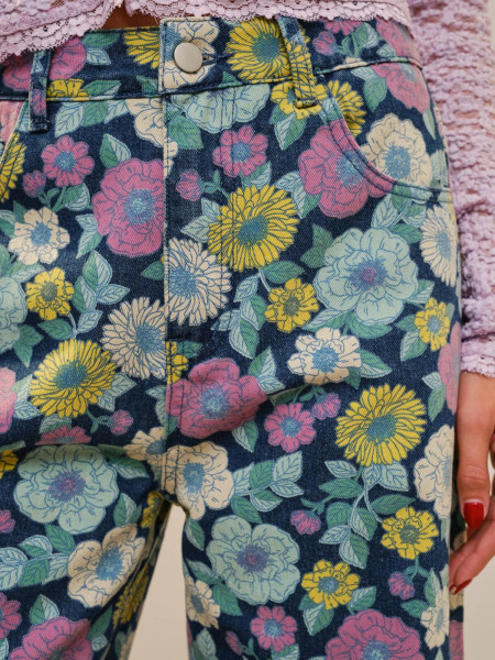 Flower Field Jeans