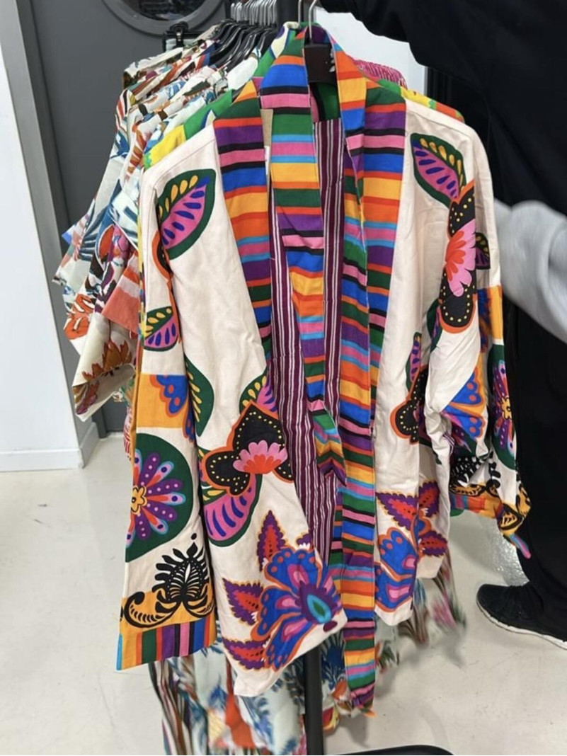 Multi-Color Floral Kimono