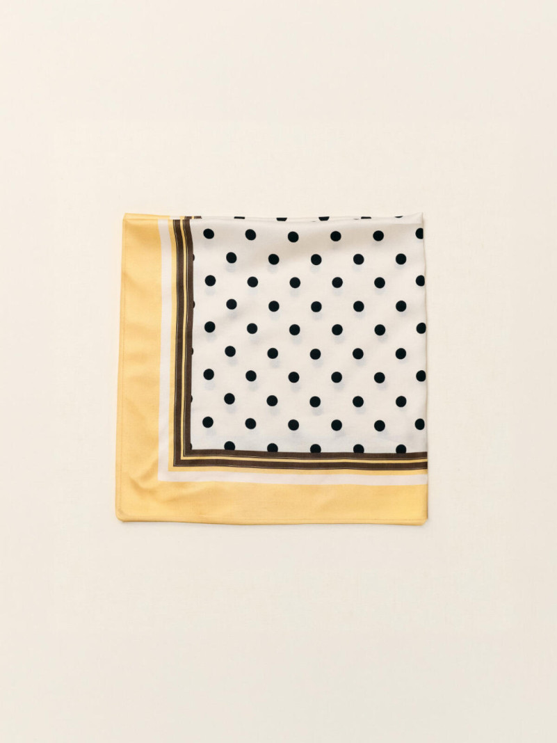 Carré de Soie - Pois Rétro