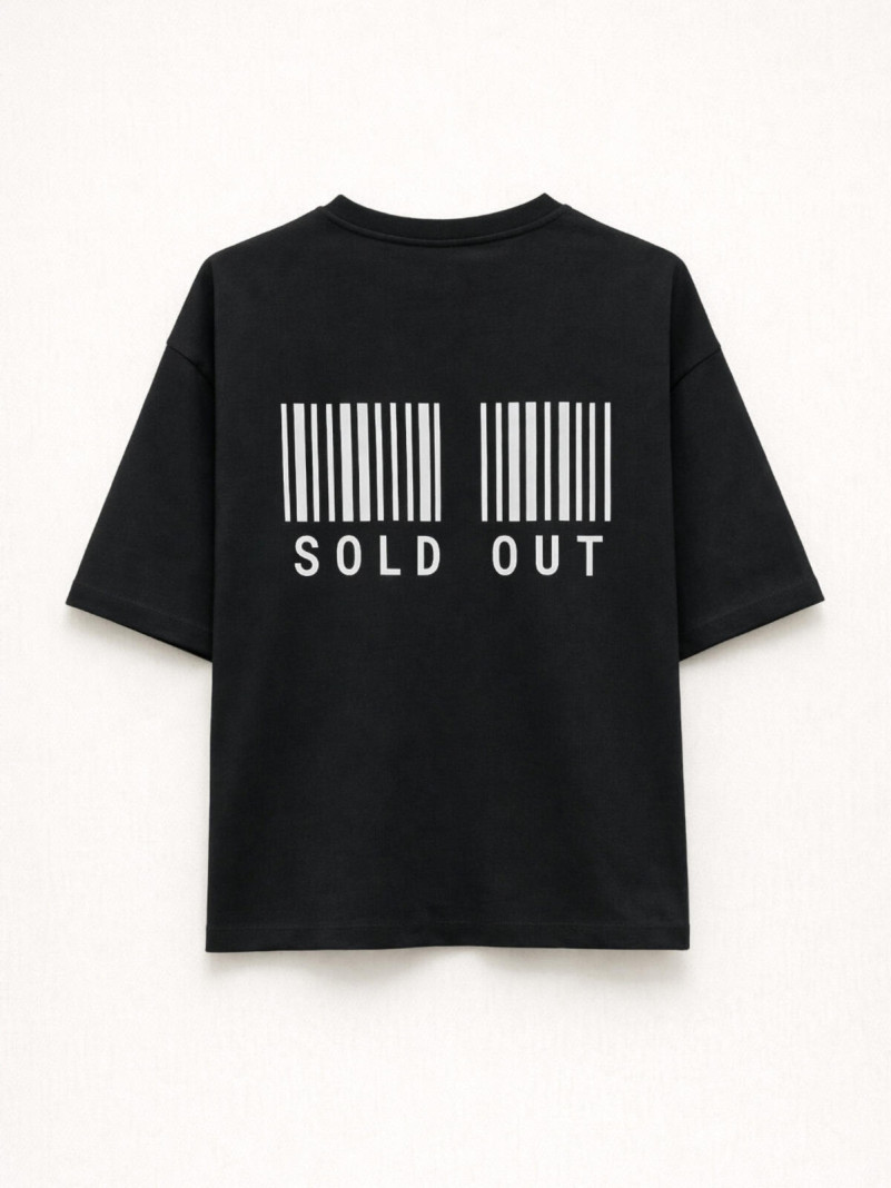 T-shirt Barcode "Sold Out"